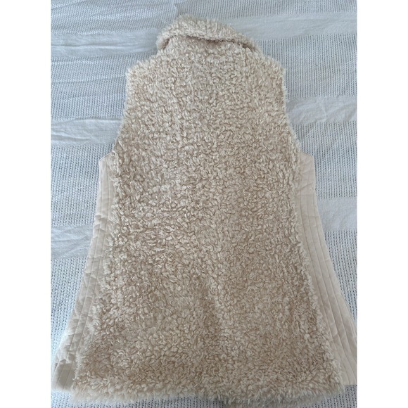Marc New York Andrew Marc Faux Fur Vest Beautiful White/ Cream Color Women's XL - Picture 16 of 16